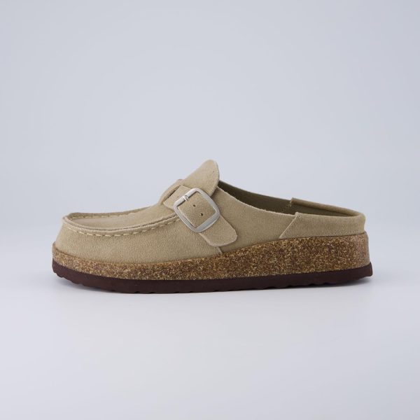 CUSHIONAIRE Women's Hobby Genuine Leather Cork Footbed Clog with +Comfort - Image 2