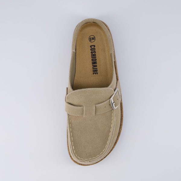 CUSHIONAIRE Women's Hobby Genuine Leather Cork Footbed Clog with +Comfort - Image 6
