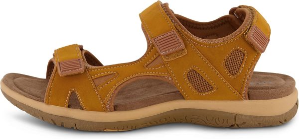 CUSHIONAIRE Women's Pace comfort footbed outdoor sandal with adjustable straps and +Memory Foam, Wide Widths Available - Image 2