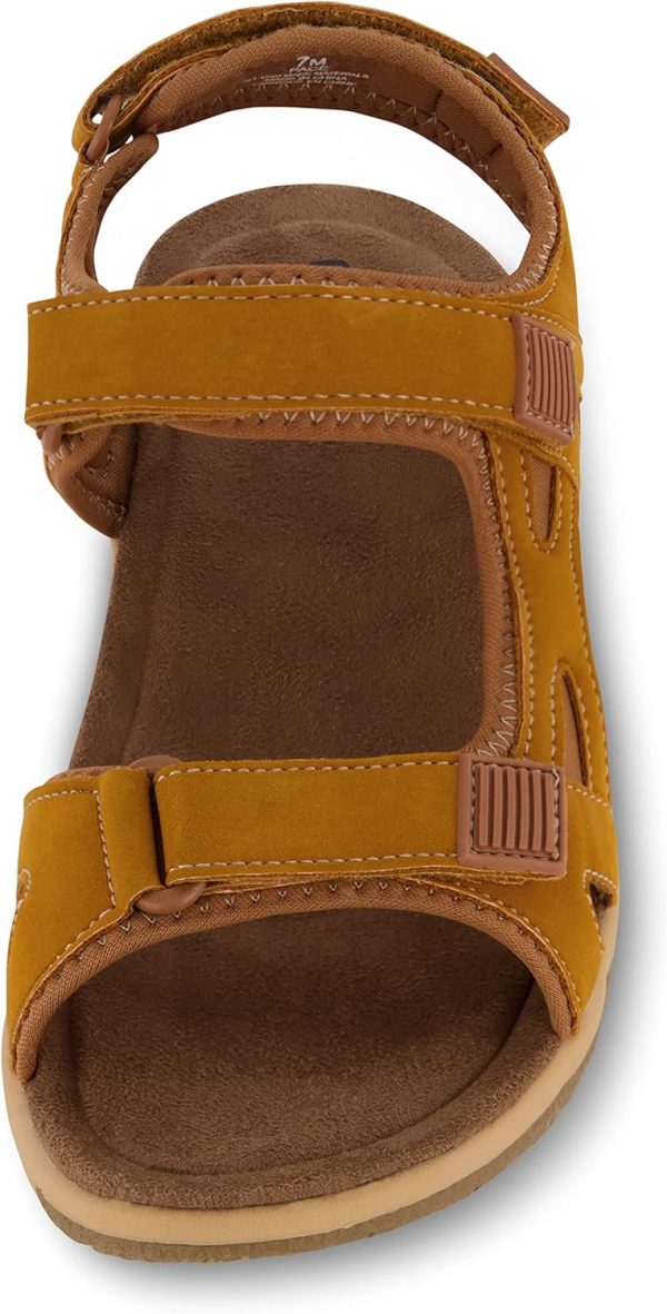 CUSHIONAIRE Women's Pace comfort footbed outdoor sandal with adjustable straps and +Memory Foam, Wide Widths Available - Image 3