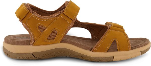 CUSHIONAIRE Women's Pace comfort footbed outdoor sandal with adjustable straps and +Memory Foam, Wide Widths Available - Image 4