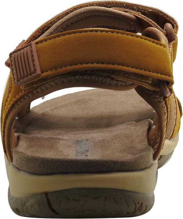 CUSHIONAIRE Women's Pace comfort footbed outdoor sandal with adjustable straps and +Memory Foam, Wide Widths Available - Image 6