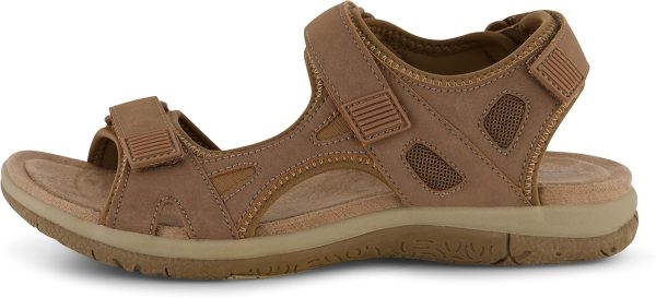 CUSHIONAIRE Women's Pace comfort footbed outdoor sandal with adjustable straps and +Memory Foam, Wide Widths Available - Image 8