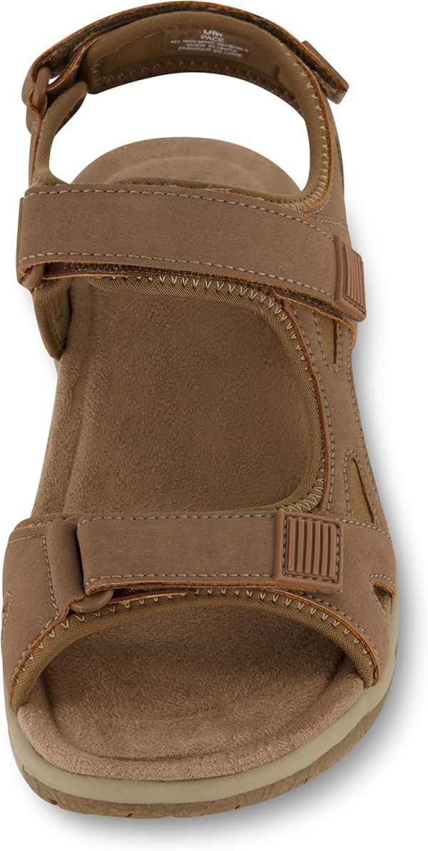 CUSHIONAIRE Women's Pace comfort footbed outdoor sandal with adjustable straps and +Memory Foam, Wide Widths Available - Image 9