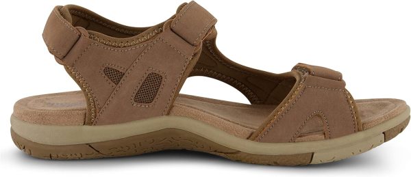 CUSHIONAIRE Women's Pace comfort footbed outdoor sandal with adjustable straps and +Memory Foam, Wide Widths Available - Image 10