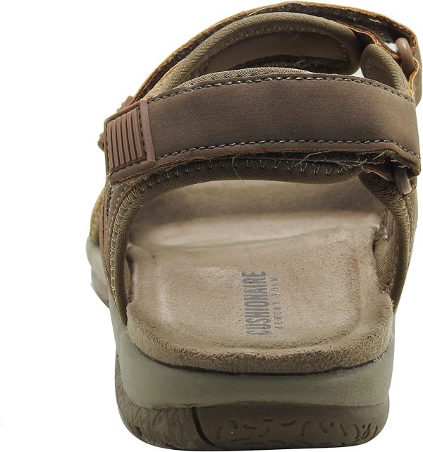 CUSHIONAIRE Women's Pace comfort footbed outdoor sandal with adjustable straps and +Memory Foam, Wide Widths Available - Image 12