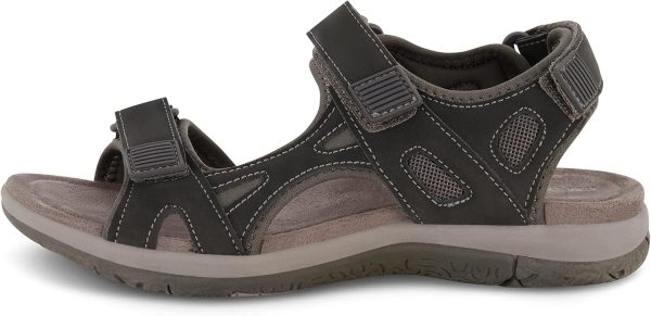 CUSHIONAIRE Women's Pace comfort footbed outdoor sandal with adjustable straps and +Memory Foam, Wide Widths Available - Image 19
