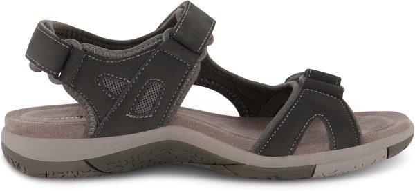 CUSHIONAIRE Women's Pace comfort footbed outdoor sandal with adjustable straps and +Memory Foam, Wide Widths Available - Image 21