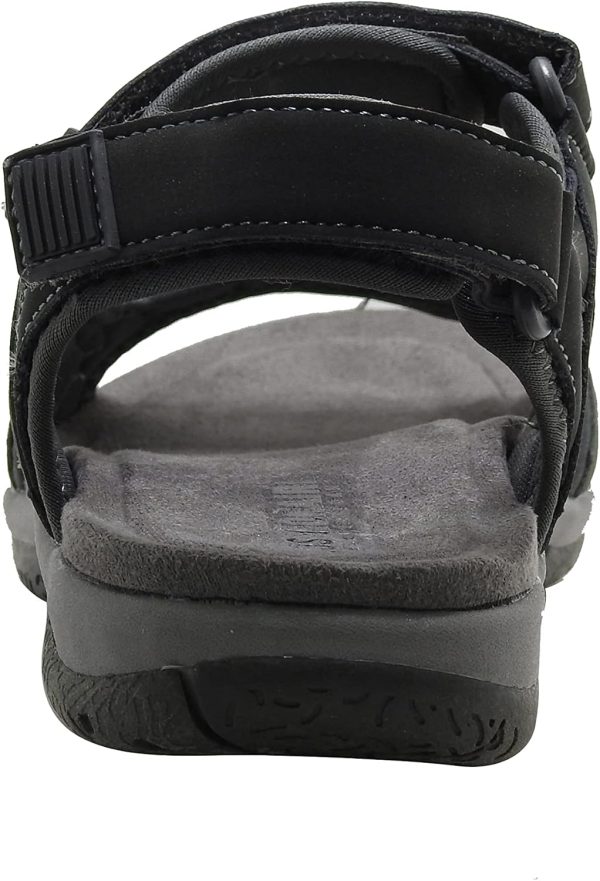 CUSHIONAIRE Women's Pace comfort footbed outdoor sandal with adjustable straps and +Memory Foam, Wide Widths Available - Image 23