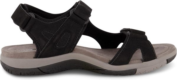 CUSHIONAIRE Women's Pace comfort footbed outdoor sandal with adjustable straps and +Memory Foam, Wide Widths Available - Image 27