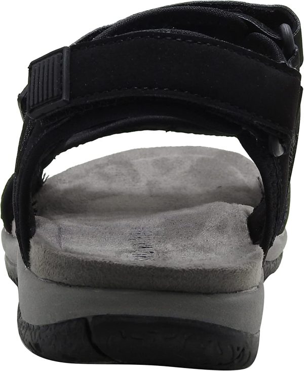 CUSHIONAIRE Women's Pace comfort footbed outdoor sandal with adjustable straps and +Memory Foam, Wide Widths Available - Image 29