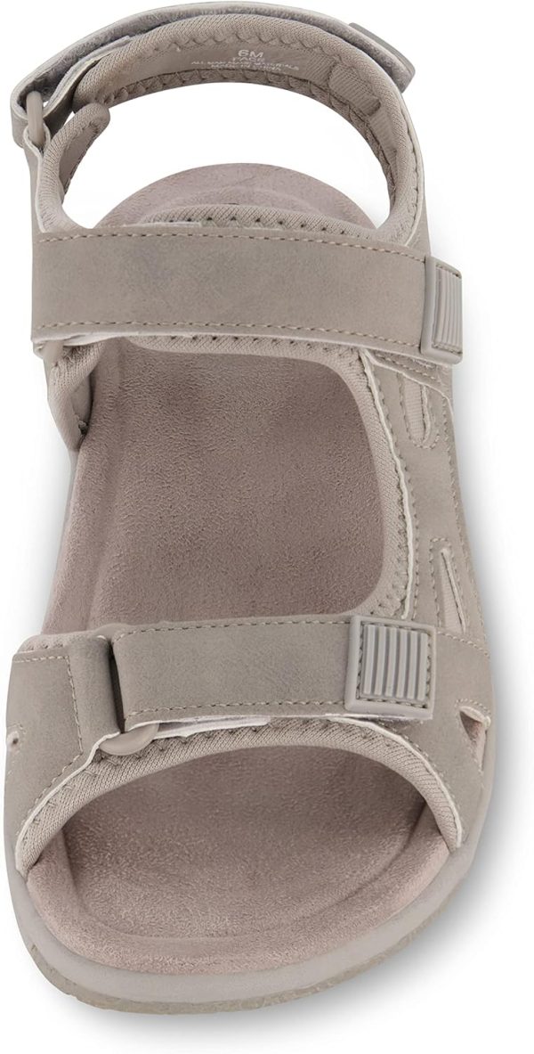 CUSHIONAIRE Women's Pace comfort footbed outdoor sandal with adjustable straps and +Memory Foam, Wide Widths Available - Image 32