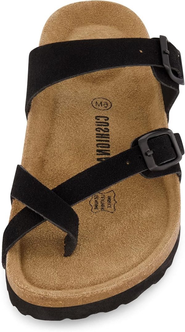 CUSHIONAIRE Women's Luna Cork Footbed Sandal With +Comfort - Image 21