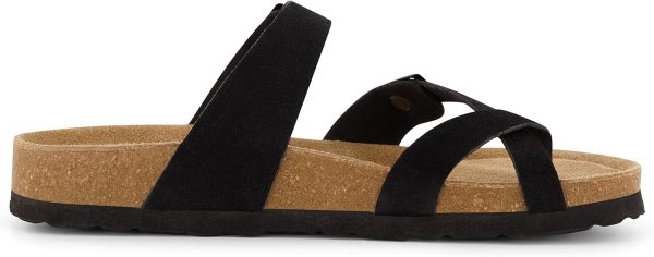 CUSHIONAIRE Women's Luna Cork Footbed Sandal With +Comfort - Image 22