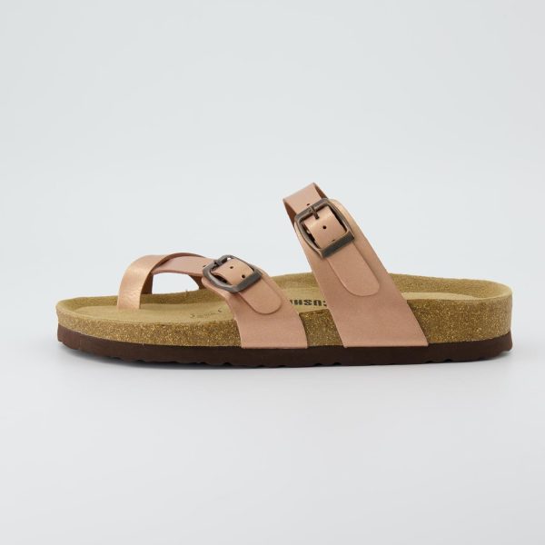 CUSHIONAIRE Women's Luna Cork Footbed Sandal With +Comfort - Image 37