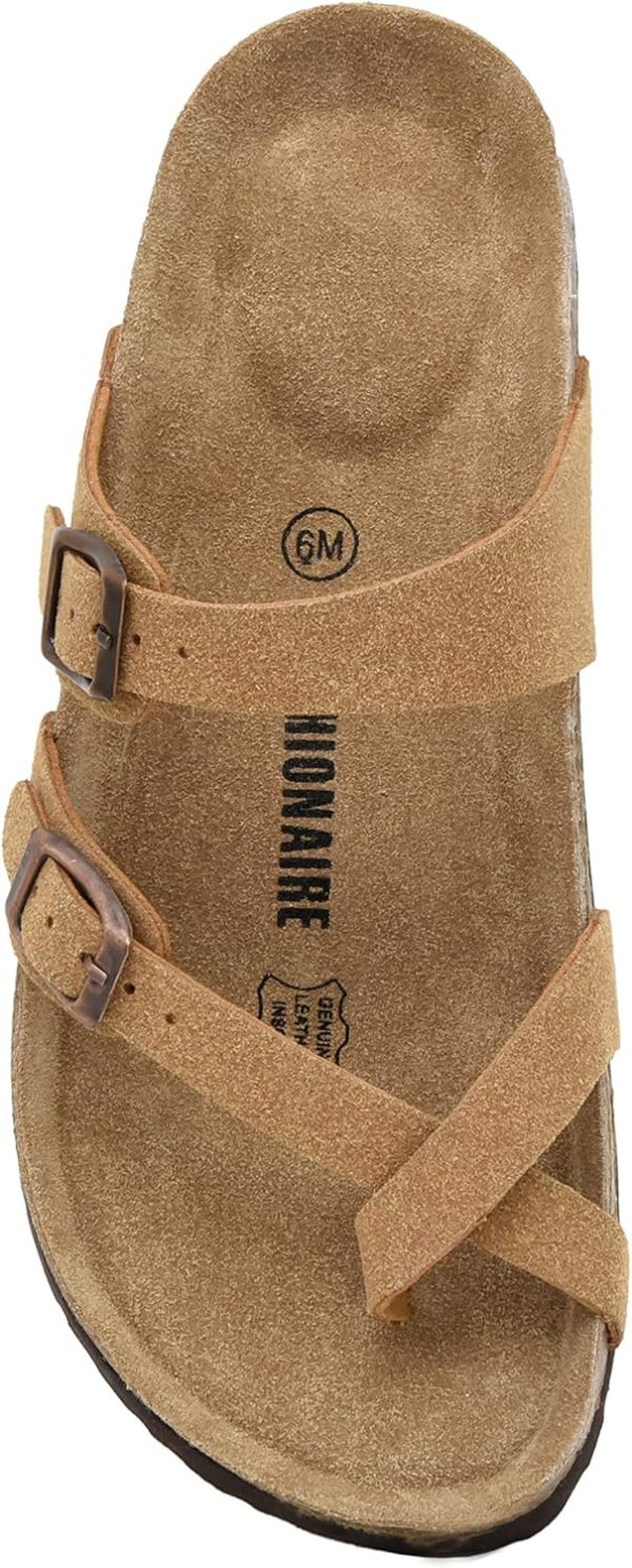 CUSHIONAIRE Women's Luna Cork Footbed Sandal With +Comfort - Image 45