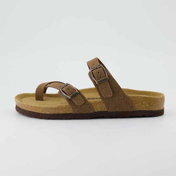 CUSHIONAIRE Women's Luna Cork Footbed Sandal With +Comfort - Image 53