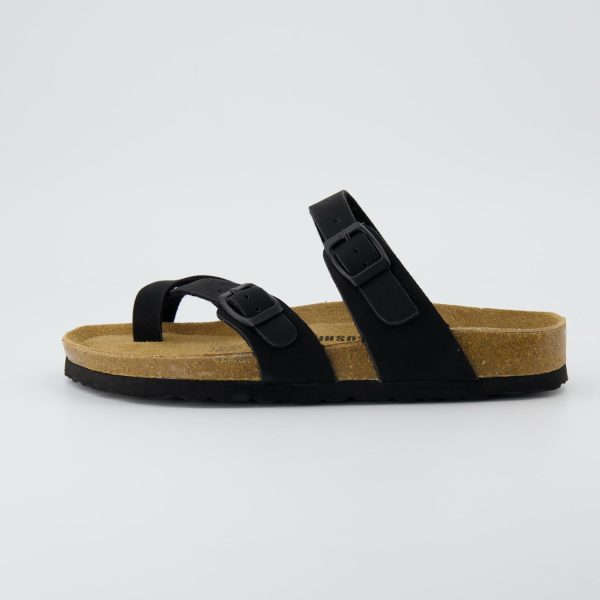 CUSHIONAIRE Women's Luna Cork Footbed Sandal With +Comfort - Image 59