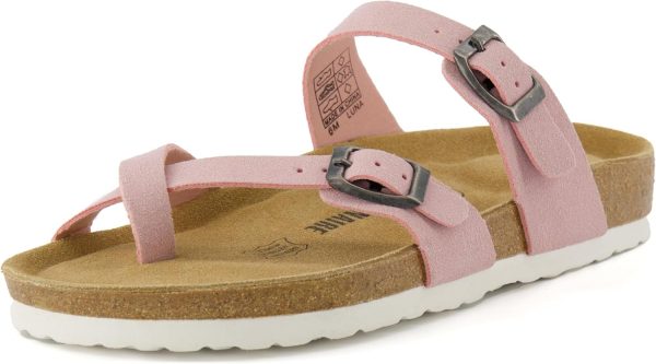 CUSHIONAIRE Women's Luna Cork Footbed Sandal With +Comfort - Image 75