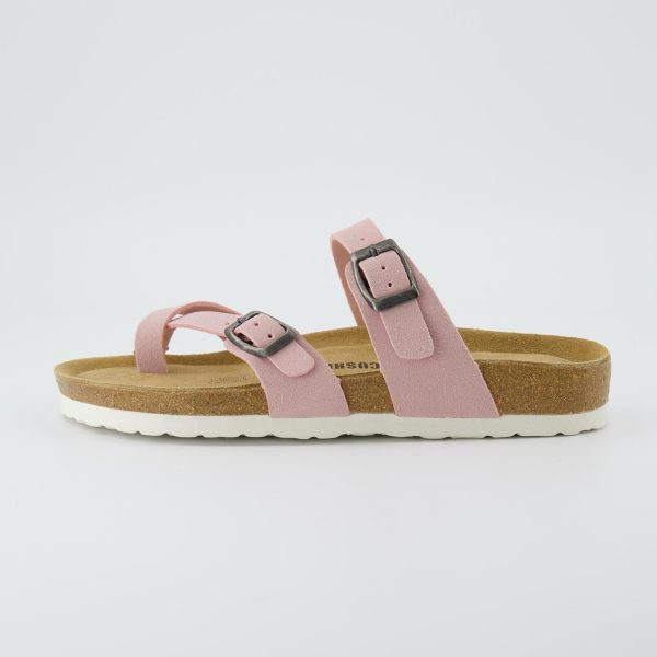 CUSHIONAIRE Women's Luna Cork Footbed Sandal With +Comfort - Image 76