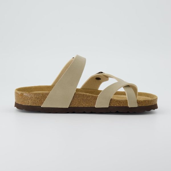 CUSHIONAIRE Women's Luna Cork Footbed Sandal With +Comfort - Image 86