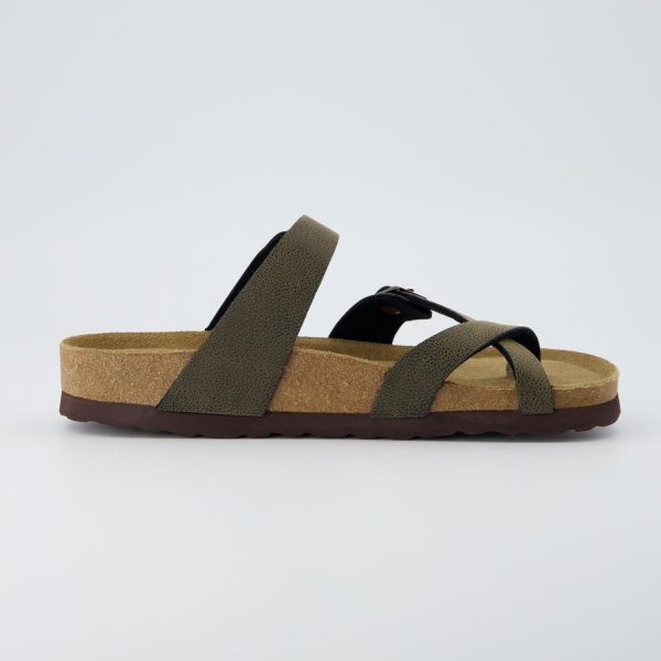 CUSHIONAIRE Women's Luna Cork Footbed Sandal With +Comfort - Image 109