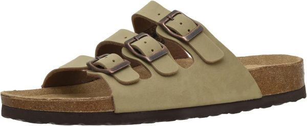 CUSHIONAIRE Women's Lela Cork footbed Sandal with +Comfort - Image 43