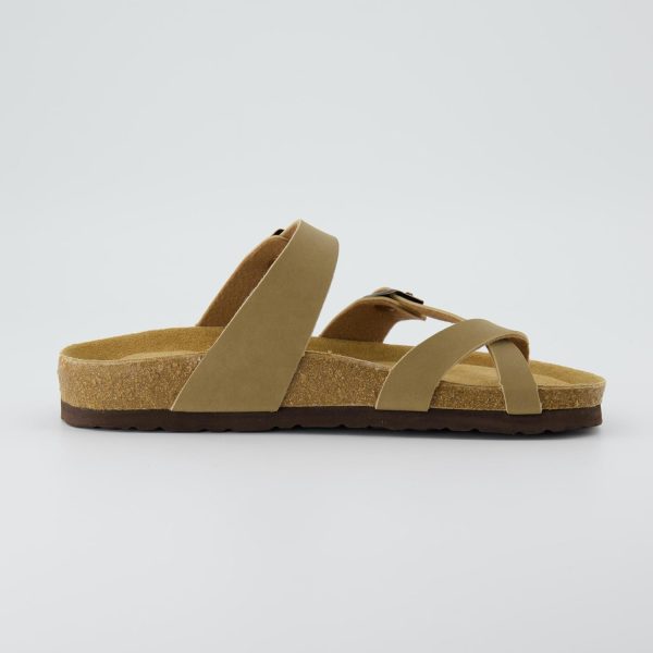 CUSHIONAIRE Women's Luna Cork Footbed Sandal With +Comfort - Image 117