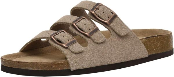 CUSHIONAIRE Women's Lela Cork footbed Sandal with +Comfort - Image 53