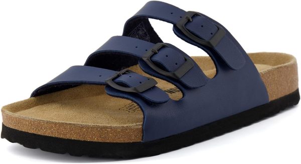 CUSHIONAIRE Women's Lela Cork footbed Sandal with +Comfort - Image 58