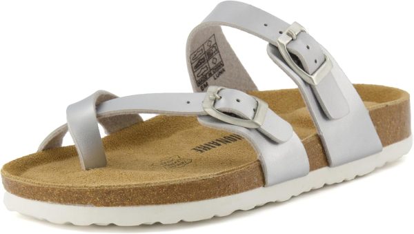 CUSHIONAIRE Women's Luna Cork Footbed Sandal With +Comfort - Image 122