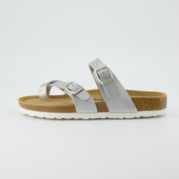 CUSHIONAIRE Women's Luna Cork Footbed Sandal With +Comfort - Image 123