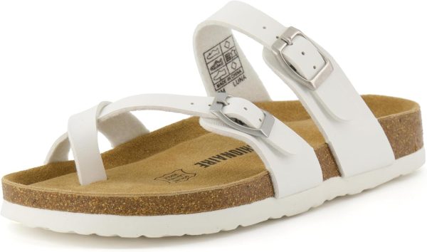 CUSHIONAIRE Women's Luna Cork Footbed Sandal With +Comfort - Image 130