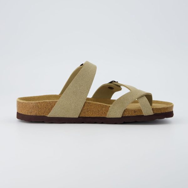 CUSHIONAIRE Women's Luna Cork Footbed Sandal With +Comfort - Image 149