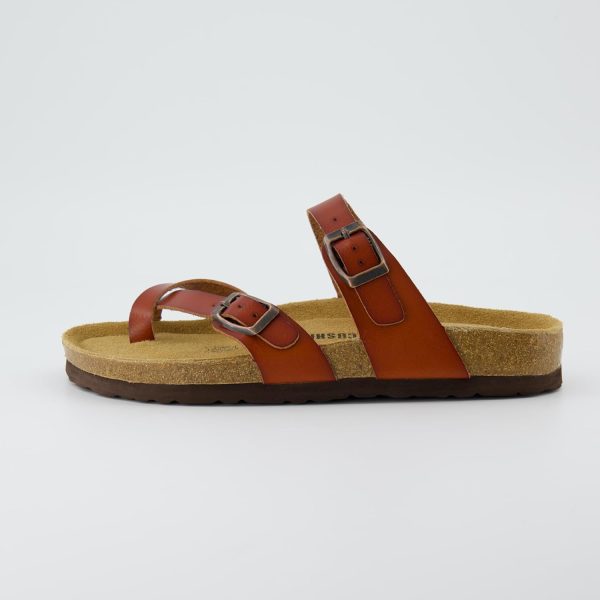 CUSHIONAIRE Women's Luna Cork Footbed Sandal With +Comfort - Image 155