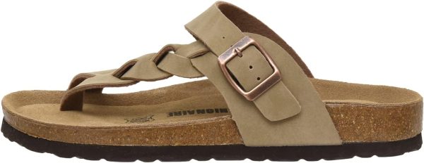 CUSHIONAIRE Women's Libby Cork footbed Sandal with +Comfort and Wide Widths Available, - Image 4