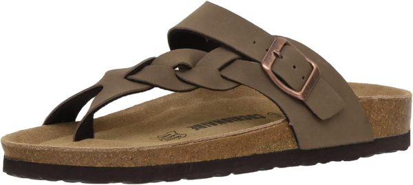 CUSHIONAIRE Women's Libby Cork footbed Sandal with +Comfort and Wide Widths Available, - Image 7