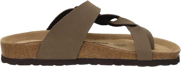 CUSHIONAIRE Women's Libby Cork footbed Sandal with +Comfort and Wide Widths Available, - Image 9