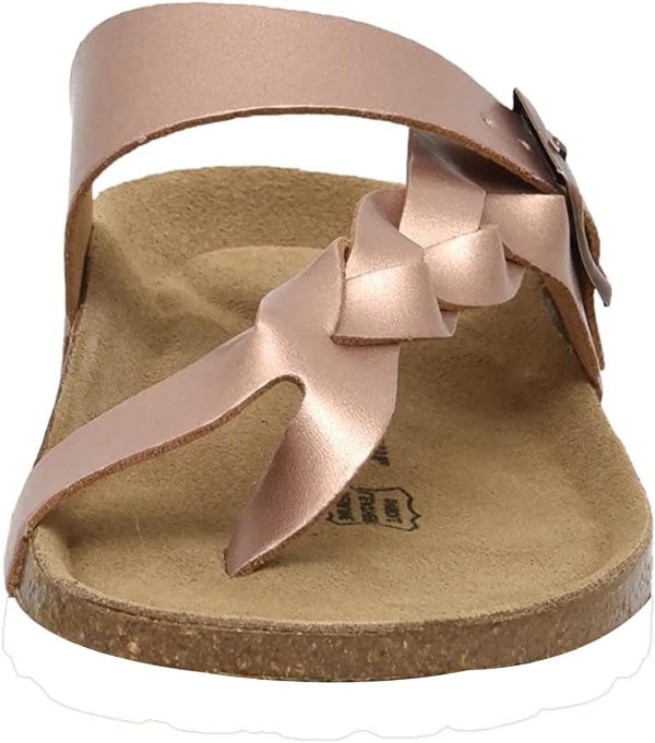CUSHIONAIRE Women's Libby Cork footbed Sandal with +Comfort and Wide Widths Available, - Image 18