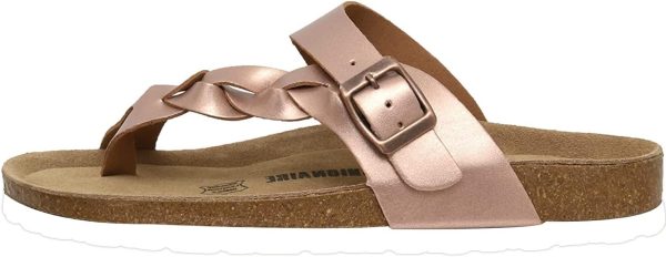 CUSHIONAIRE Women's Libby Cork footbed Sandal with +Comfort and Wide Widths Available, - Image 20