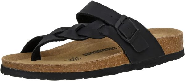 CUSHIONAIRE Women's Libby Cork footbed Sandal with +Comfort and Wide Widths Available, - Image 22