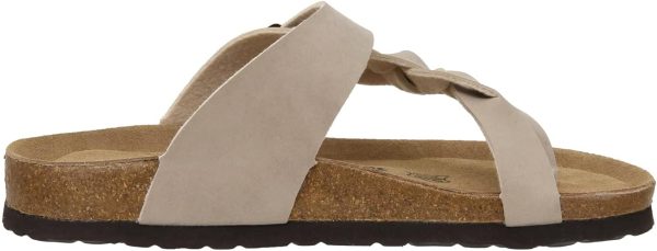 CUSHIONAIRE Women's Libby Cork footbed Sandal with +Comfort and Wide Widths Available, - Image 29