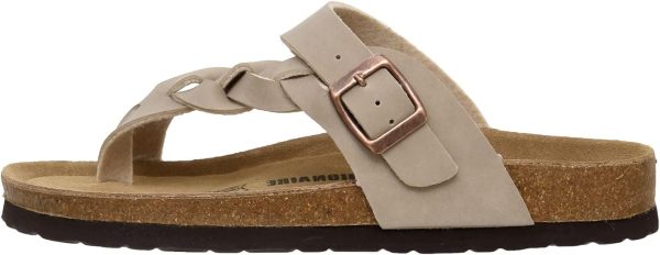CUSHIONAIRE Women's Libby Cork footbed Sandal with +Comfort and Wide Widths Available, - Image 30