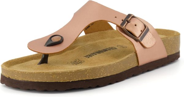 CUSHIONAIRE Women's Leah Cork Footbed Sandal With +Comfort - Image 14