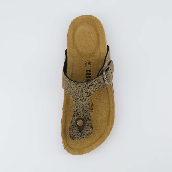 CUSHIONAIRE Women's Leah Cork Footbed Sandal With +Comfort - Image 72
