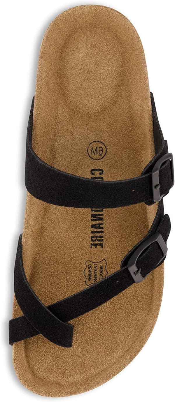 CUSHIONAIRE Women's Luna Cork Footbed Sandal With +Comfort - Image 22