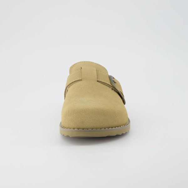 CUSHIONAIRE Women's Blain Genuine Suede Slip-On Clogs with + Memory Foam & Chic Buckle Mule - Comfortable, Non-Slip, Wide Widths Available - Image 6