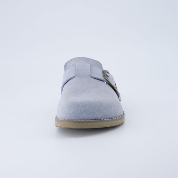 CUSHIONAIRE Women's Blain Genuine Suede Slip-On Clogs with + Memory Foam & Chic Buckle Mule - Comfortable, Non-Slip, Wide Widths Available - Image 17