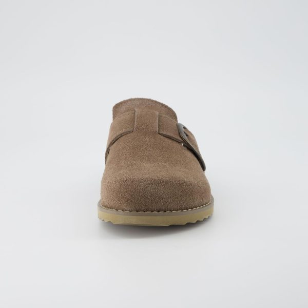 CUSHIONAIRE Women's Blain Genuine Suede Slip-On Clogs with + Memory Foam & Chic Buckle Mule - Comfortable, Non-Slip, Wide Widths Available - Image 24
