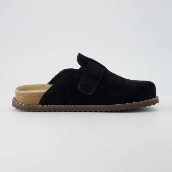 CUSHIONAIRE Women's Blain Genuine Suede Slip-On Clogs with + Memory Foam & Chic Buckle Mule - Comfortable, Non-Slip, Wide Widths Available - Image 34